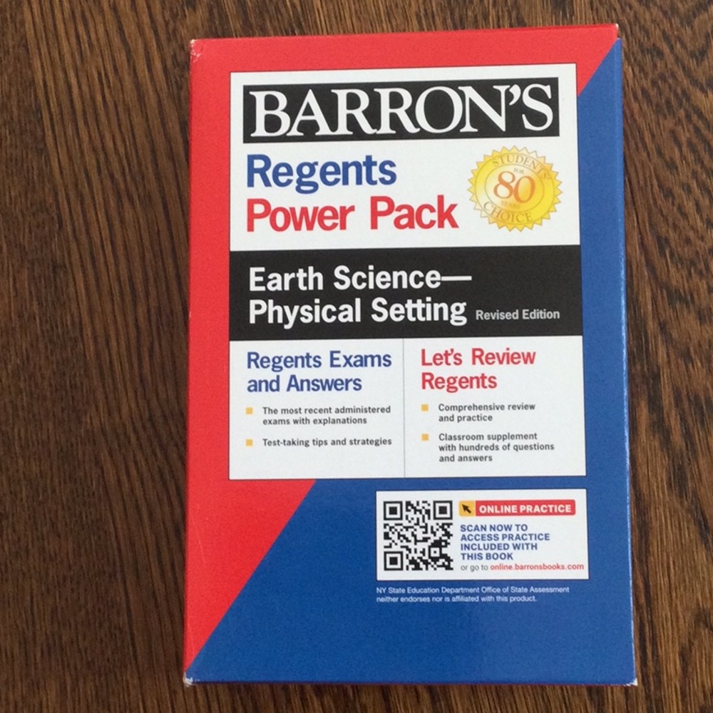 Barron's Regents Power Pack Earth Science Book
